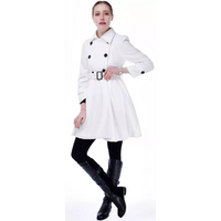 Wendbarer Woll-Peacoat mit Gürtel - Patty