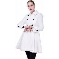 Wendbarer Woll-Peacoat mit Gürtel - Patty