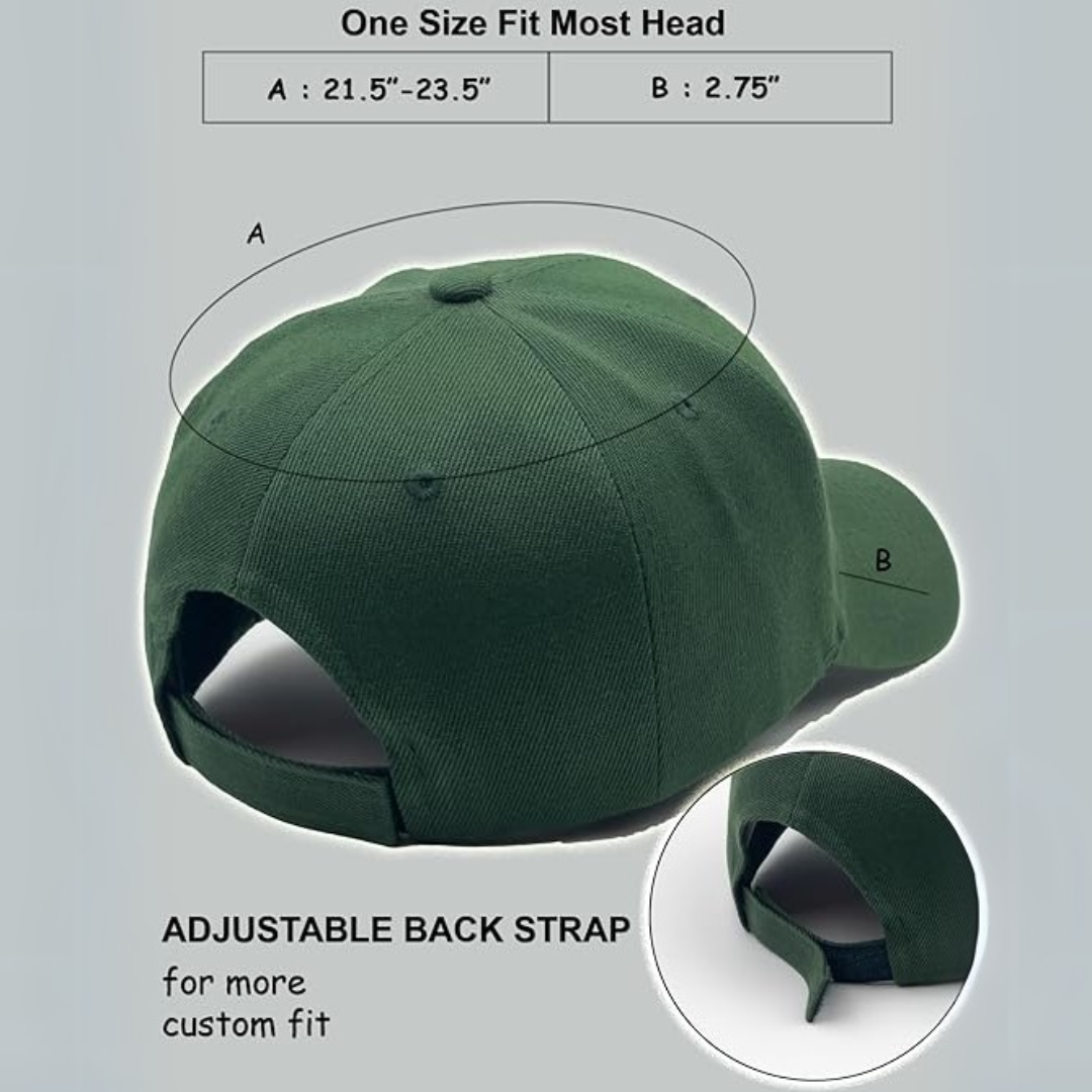 Gestructureerde Verstelbare Baseball Cap - Alex
