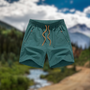 Herren-Laufshorts mit Mesh-Innenhose und Reißverschlusstaschen – Nikoas