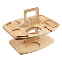 Portable Wooden Picnic Wine Table - WineNest