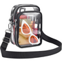 Kleine durchsichtige Handtasche mit abnehmbarem Riemen - MiniVue