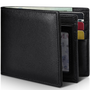 Herren Bifold Echtes Leder RFID-blockierende Geldbörse - StitchCraft