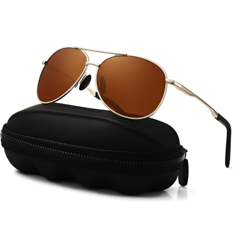 Premium Polarized Aviator Sunglasses - Joey