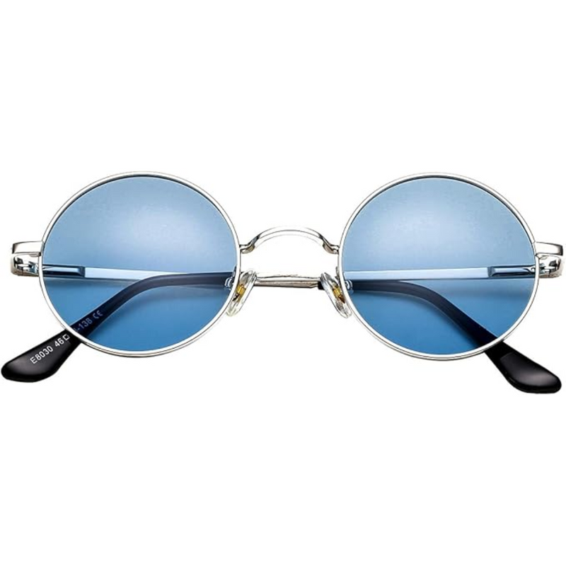 Retro Round Polarized Sunglasses - Lennon