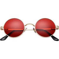 Retro Round Polarized Sunglasses - Lennon
