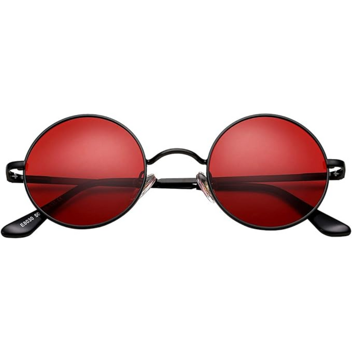 Retro Round Polarized Sunglasses - Lennon