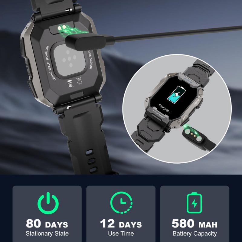 Militärische Taktische Smartwatch - Steven