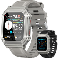 Militaire Smartwatch voor Mannen met Fitness Tracker - Wayne