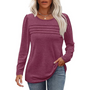Trendiges Plissee Langarm Tunika-Top - Sarah