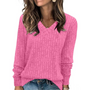 V-Ausschnitt Leichter Tunika-Pullover - Amanda