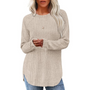 Lockerer Crewneck Pullover Tunika - Barbara