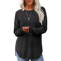Lockerer Crewneck Pullover Tunika - Barbara