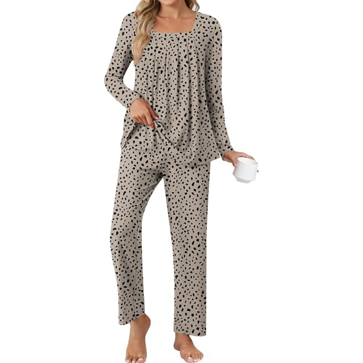 Comfy 2-Piece Lounge Pajamas with Pockets - Laetitia