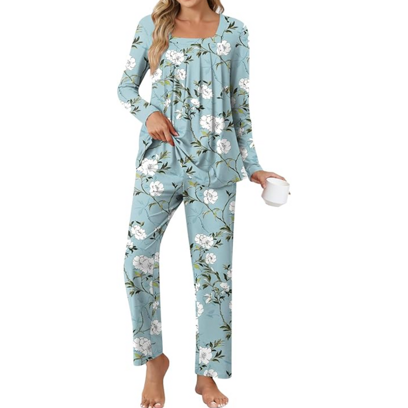 Comfy 2-Piece Lounge Pajamas with Pockets - Laetitia