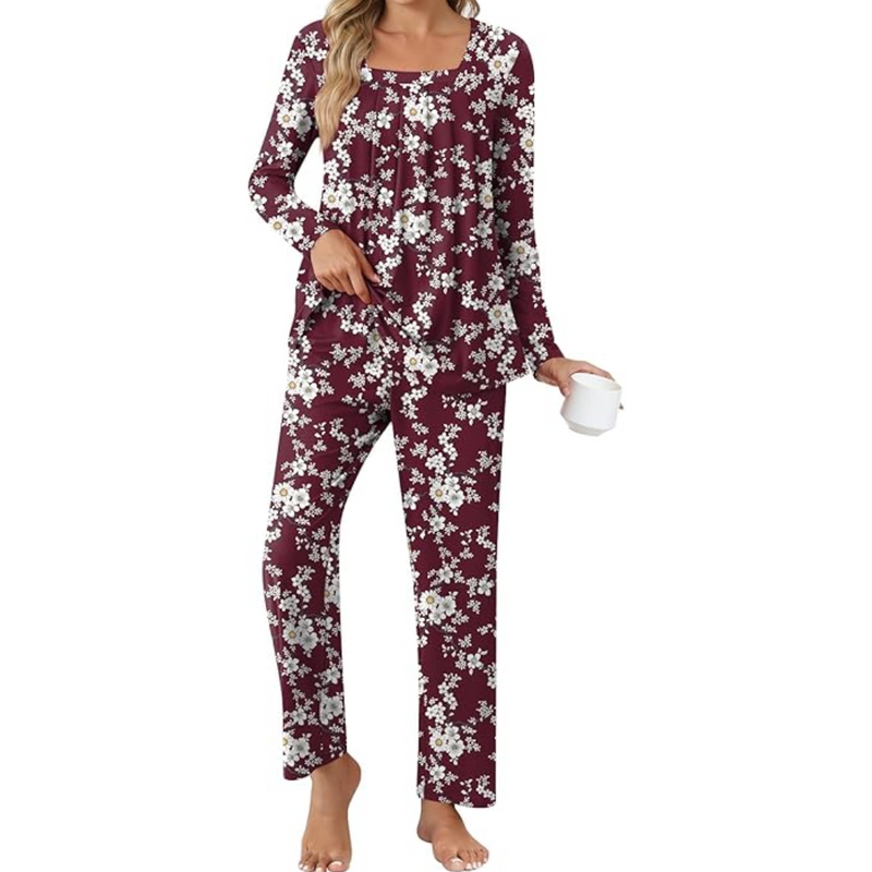Comfy 2-Piece Lounge Pajamas with Pockets - Laetitia
