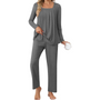Bequemer 2-teiliger Lounge-Pyjama mit Taschen - Laetitia