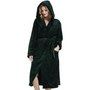 Damen Fleece Bademantel mit Kapuze – Vivianne