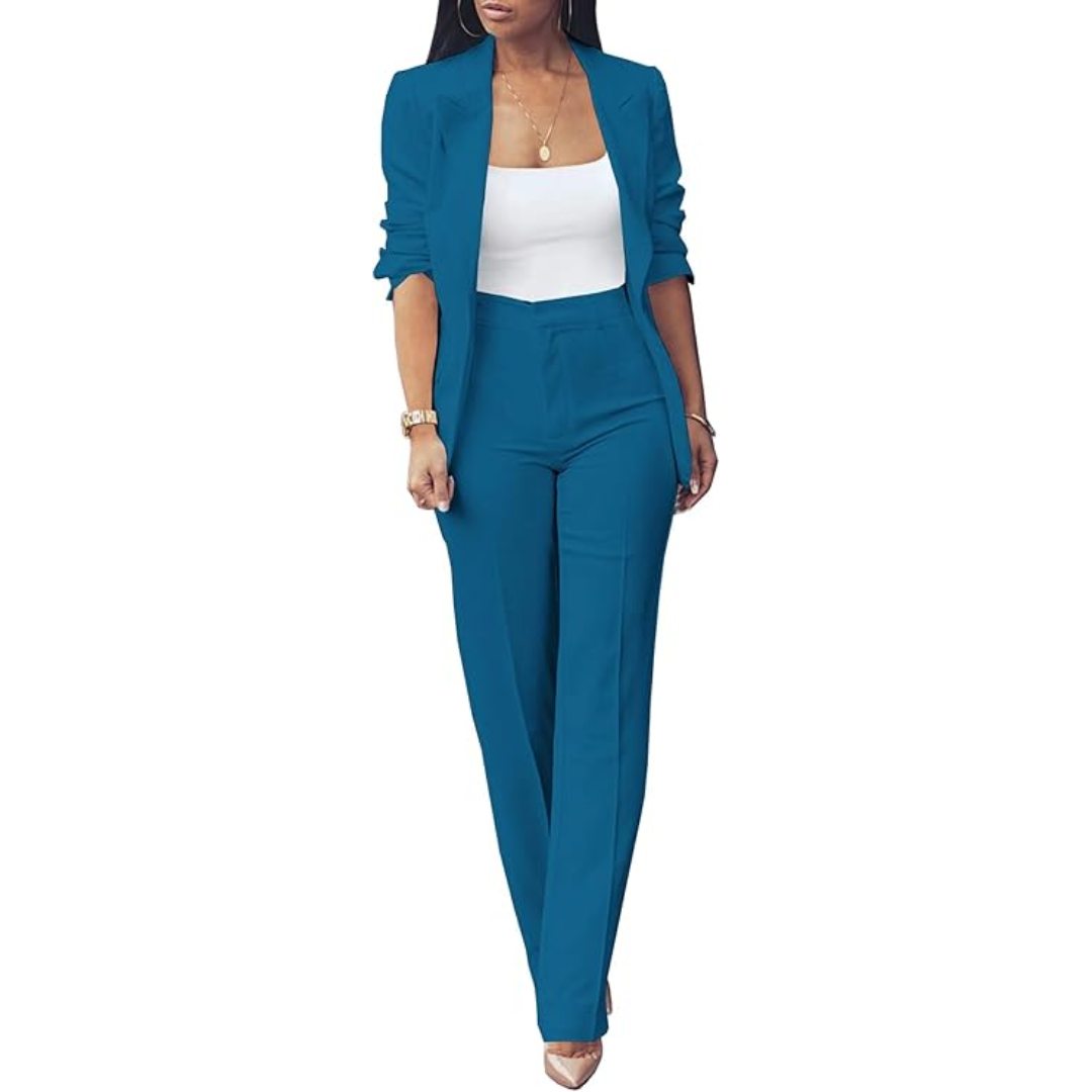 Trendy Women's Blazer Set - Quina