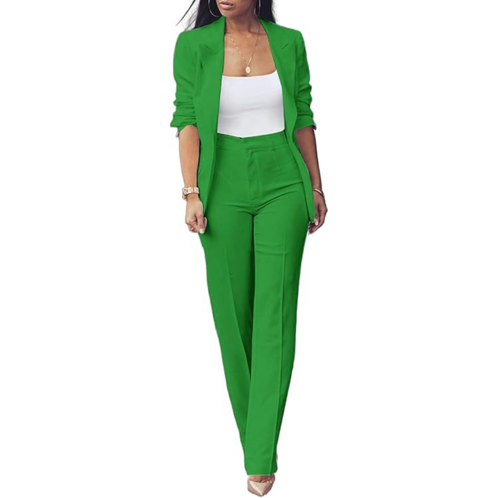 Trendy Women's Blazer Set - Quina