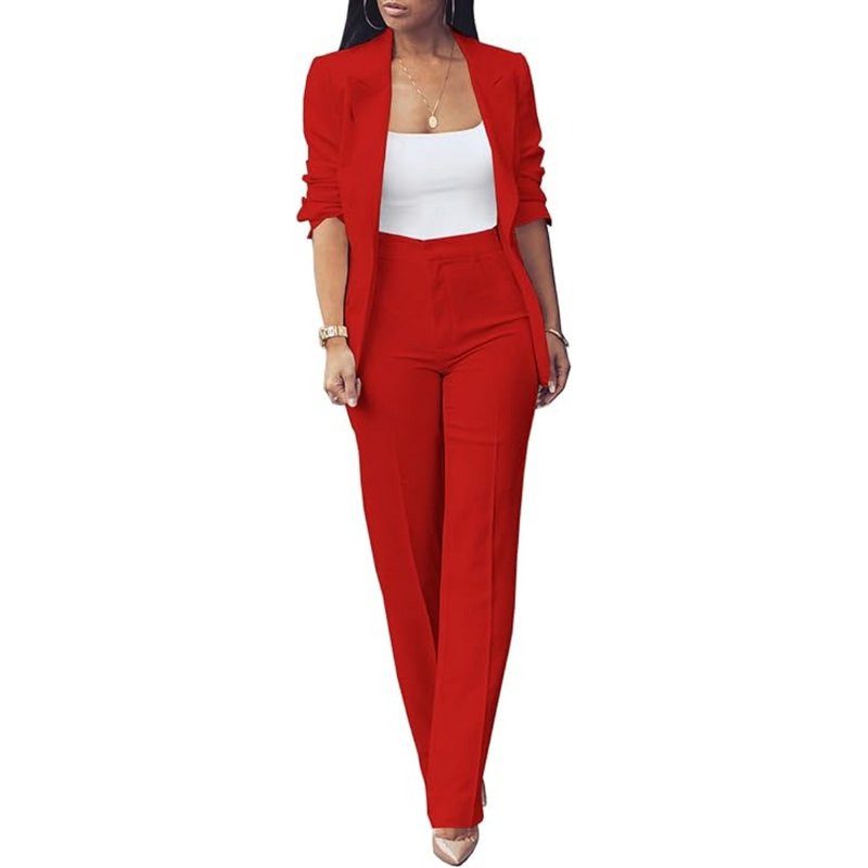 Trendy Women's Blazer Set - Quina