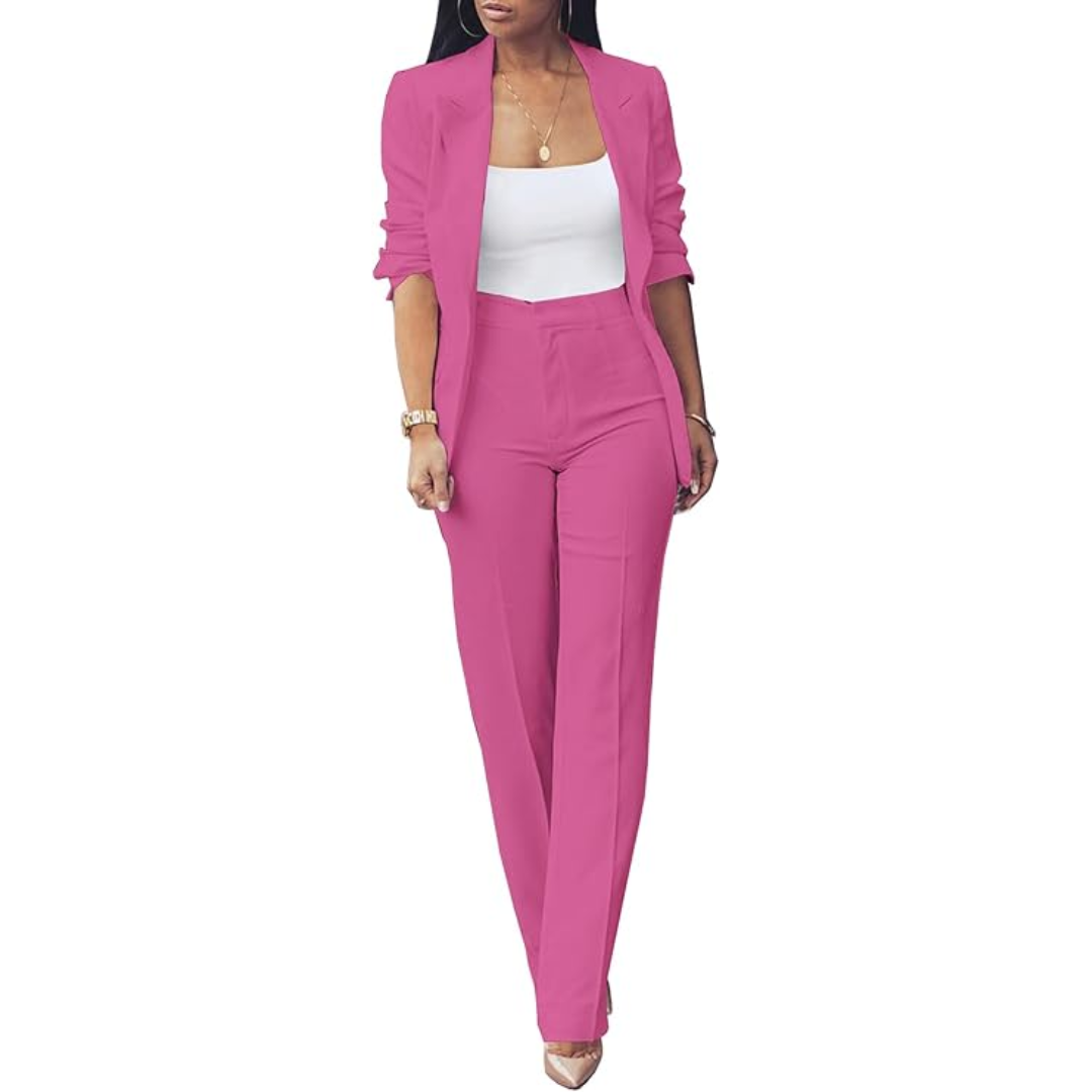 Trendy Women's Blazer Set - Quina