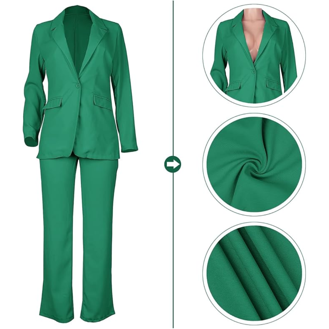 Trendy Women's Blazer Set - Quina