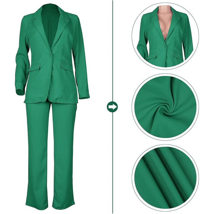 Trendy Women's Blazer Set - Quina