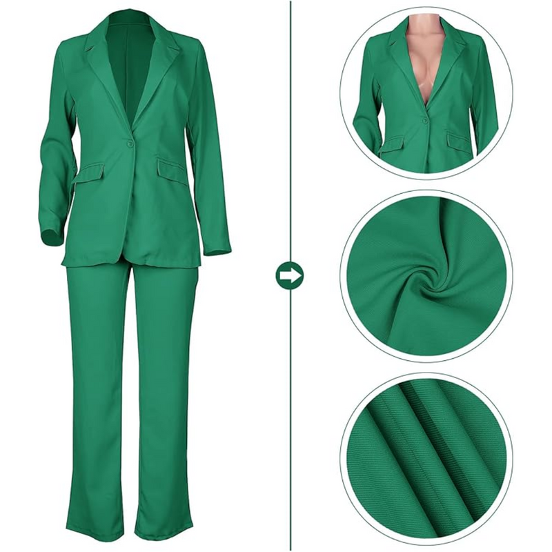 Trendy Women's Blazer Set - Quina