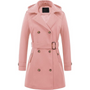 Damen Gepolsterter Winter-Trenchcoat mit Kapuze - Nina