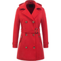 Damen Gepolsterter Winter-Trenchcoat mit Kapuze - Nina
