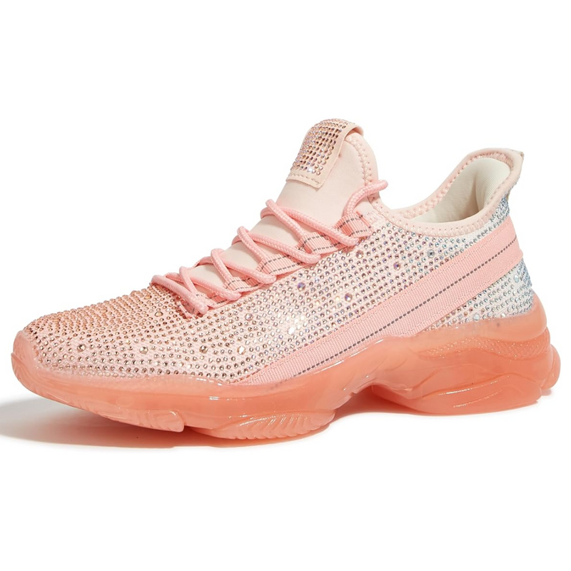 Sprankelende Rhinestone Slip-On Sneakers - Elise