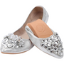 Glitzernde Strass Ballerina Flats - Yelena