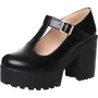 T-Riemen Chunky Plateauabsätze – Jane