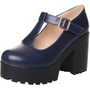 T-Riemen Chunky Plateauabsätze – Jane