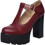 T-Riemen Chunky Plateauabsätze – Jane