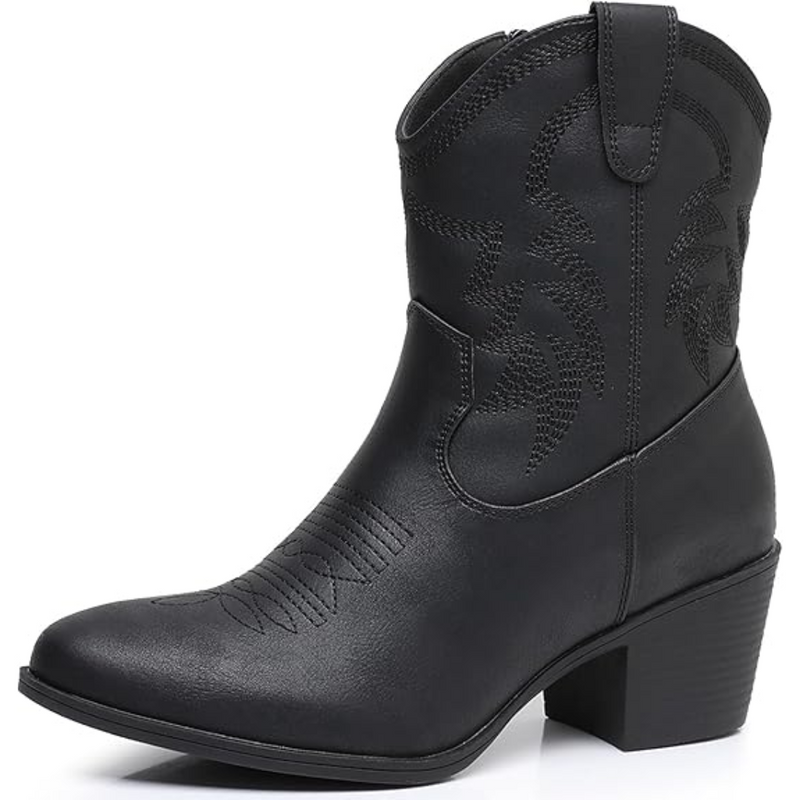 Classic Mid-Calf Cowgirl Boots - Tammy