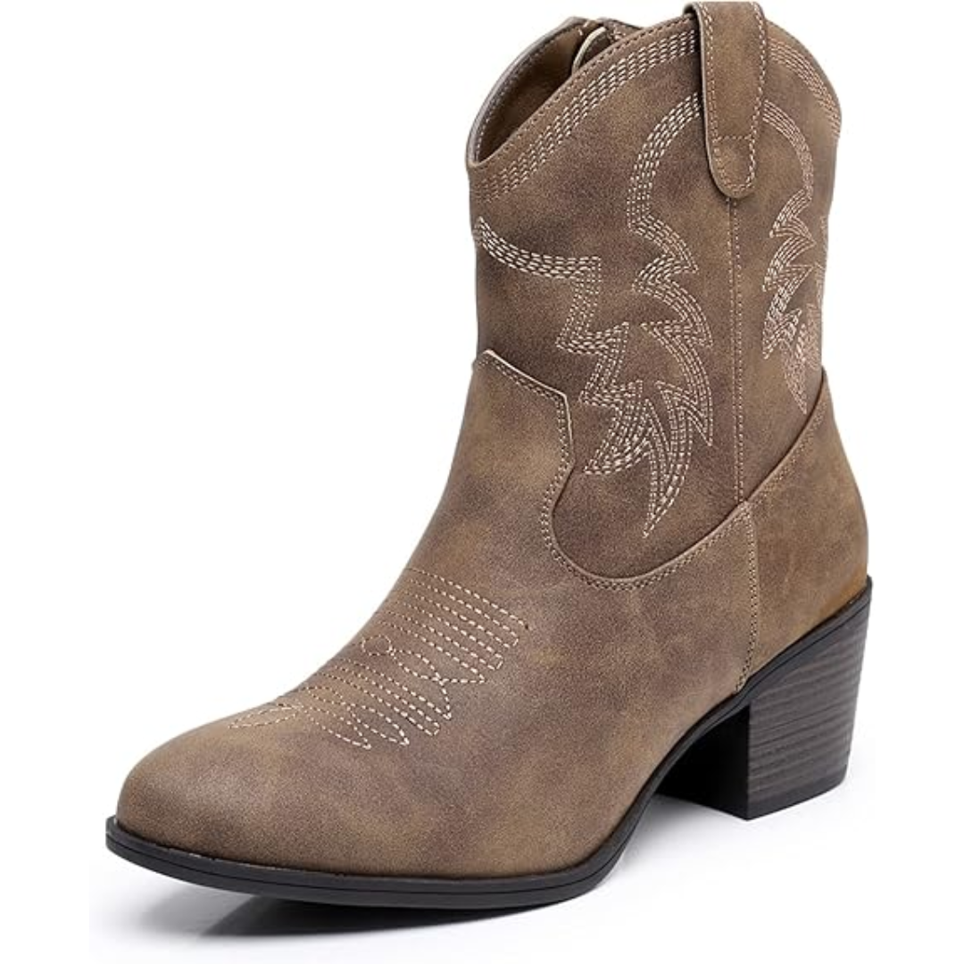 Classic Mid-Calf Cowgirl Boots - Tammy