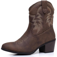 Classic Mid-Calf Cowgirl Boots - Tammy