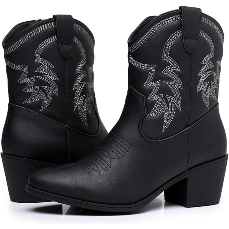 Classic Mid-Calf Cowgirl Boots - Tammy