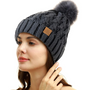 Bequeme Winter Pom Mütze - Yvonne