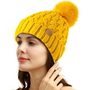 Bequeme Winter Pom Mütze - Yvonne