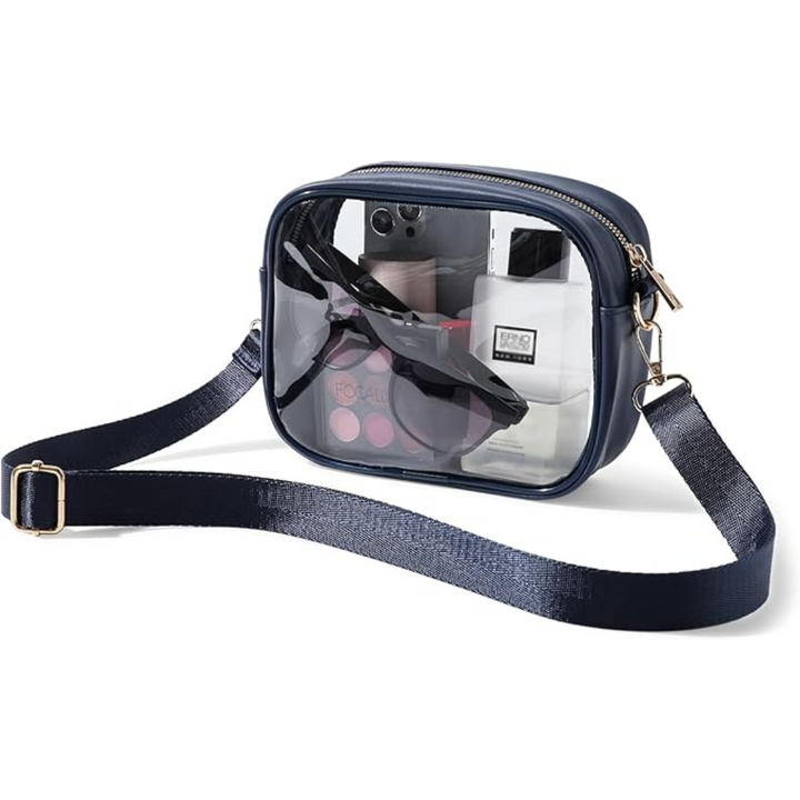 Compacte Transparante Crossbody Tas - VisiBag