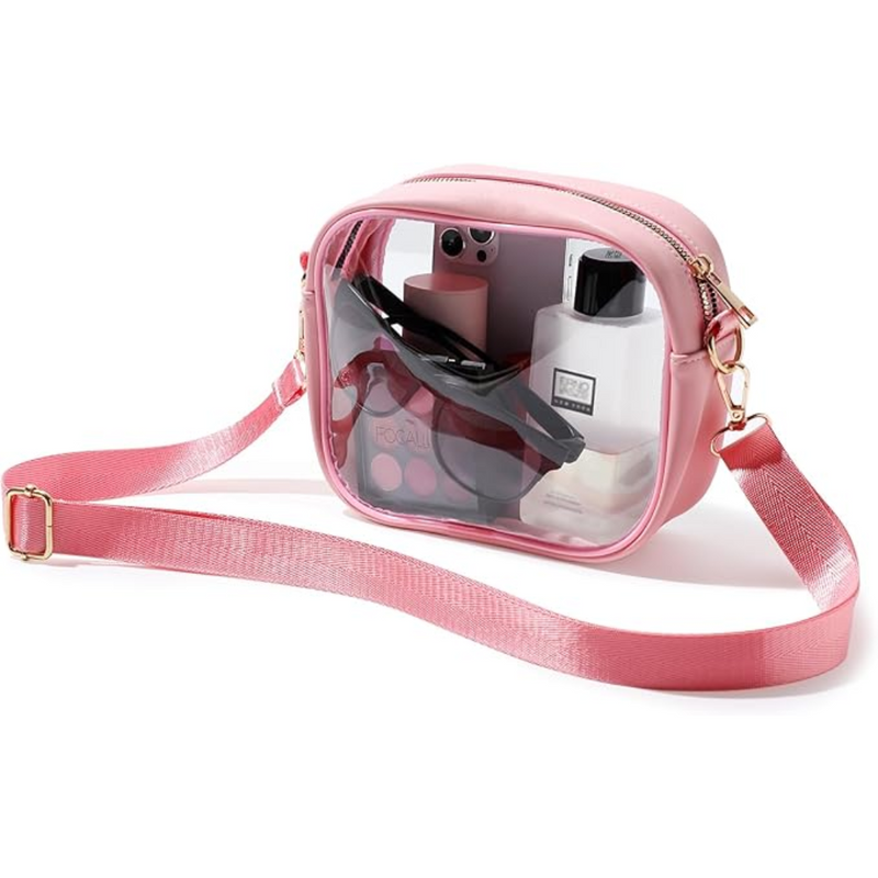 Compacte Transparante Crossbody Tas - VisiBag