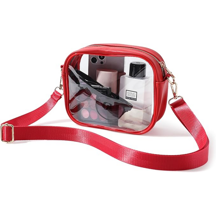 Compacte Transparante Crossbody Tas - VisiBag