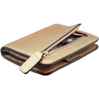 Compact RFID-Blocking Luxury Leather Women's Wallet - Elvira