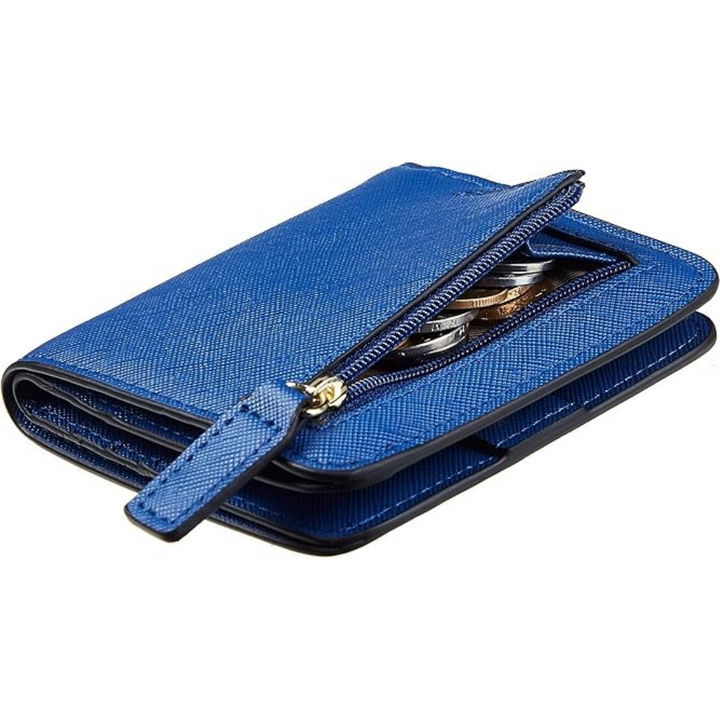 Compact RFID-Blocking Luxury Leather Women's Wallet - Elvira
