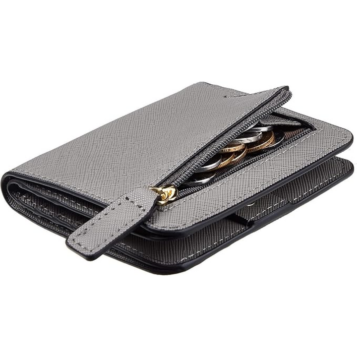 Compact RFID-Blocking Luxury Leather Women's Wallet - Elvira