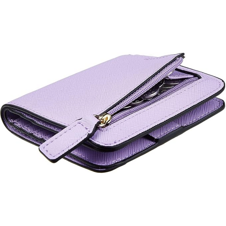 Compact RFID-Blocking Luxury Leather Women's Wallet - Elvira