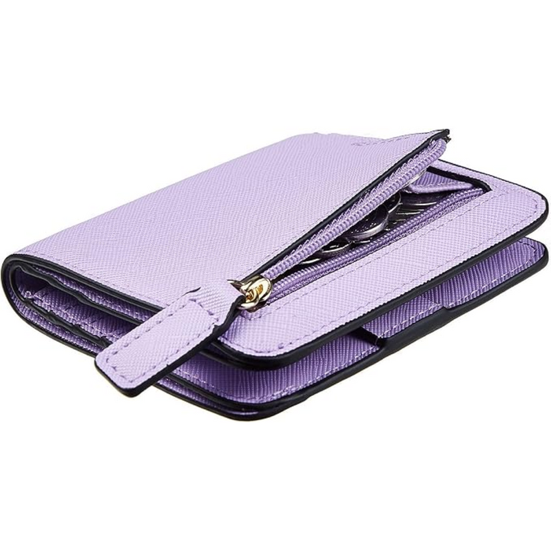 Compact RFID-Blocking Luxury Leather Women's Wallet - Elvira